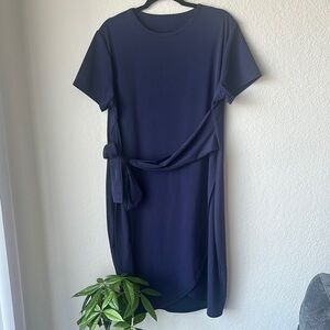 SHEIN Blue Midi Dress with Chic Appeal